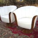 Pair of sensational Art Deco style armchairs.