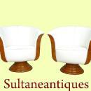 Pair of sensational Art Deco style armchairs.