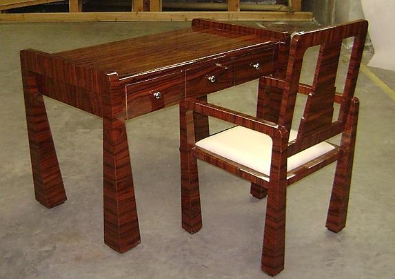 EXCEPTIONAL forms Art Deco style Desk set Rosewood