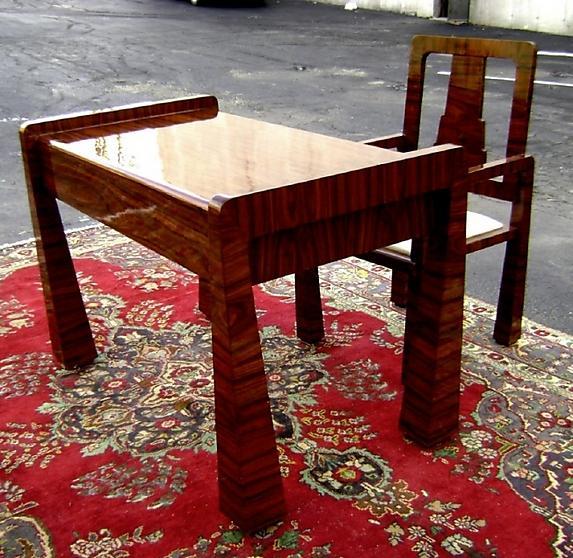 EXCEPTIONAL forms Art Deco style Desk set Rosewood