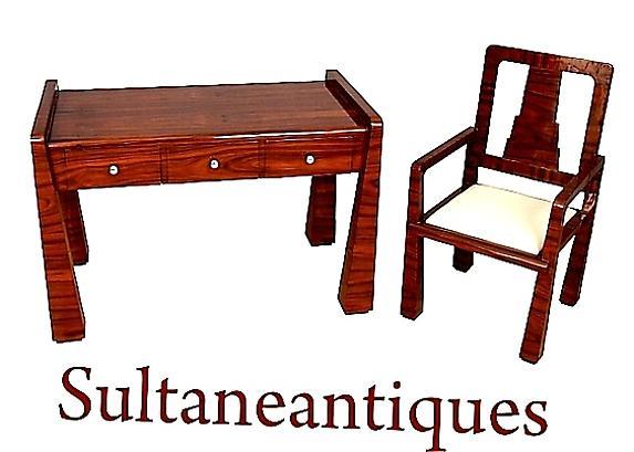EXCEPTIONAL forms Art Deco style Desk set Rosewood