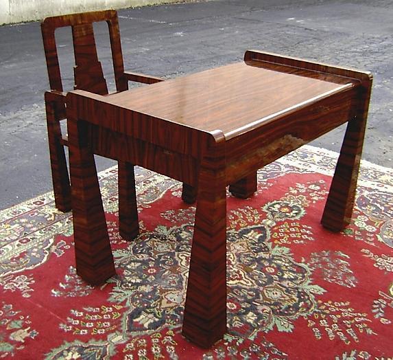 EXCEPTIONAL forms Art Deco style Desk set Rosewood
