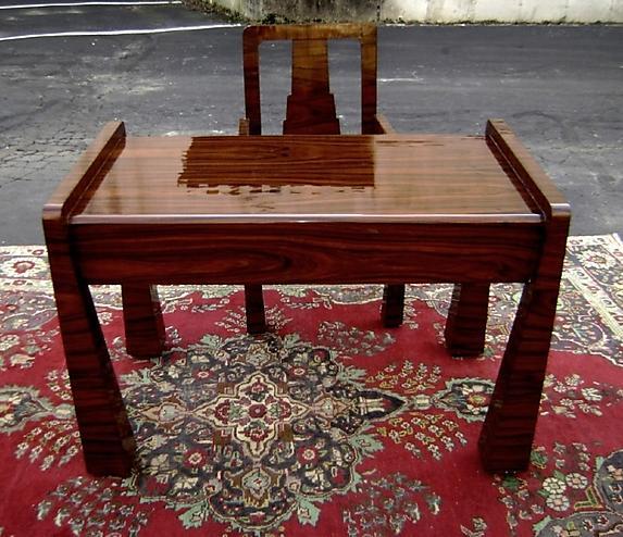 EXCEPTIONAL forms Art Deco style Desk set Rosewood
