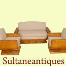 Quality Birds eye maple Salon Set Art Deco inspired