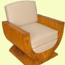 Quality Birds eye maple Salon Set Art Deco inspired