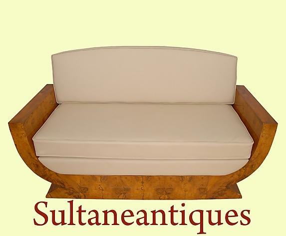 Quality Birds eye maple Salon Set Art Deco inspired