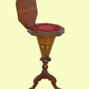 Amazing English Victorian style marquetry Work Table