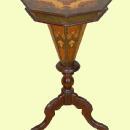 Amazing English Victorian style marquetry Work Table