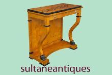 BEST Biedermeier style French Elm Console