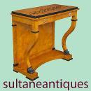 BEST Biedermeier style French Elm Console