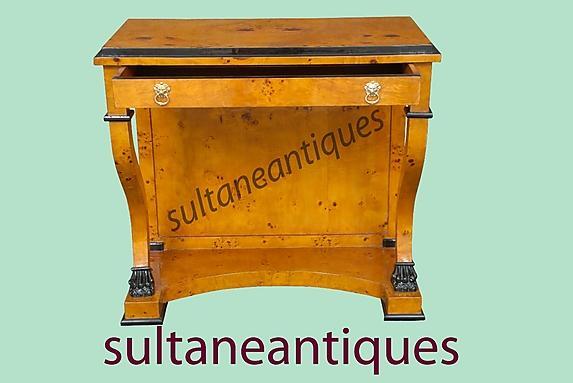 BEST Biedermeier style French Elm Console