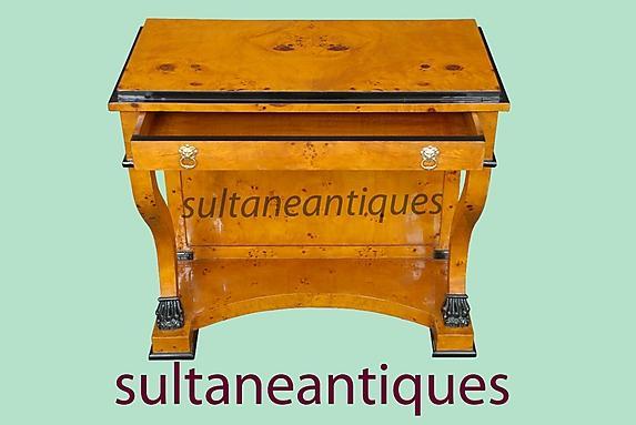 BEST Biedermeier style French Elm Console