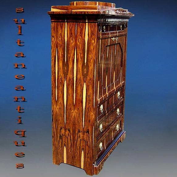 UNUSUAL Vienna Biedermeier style Chiffonnier rosewood