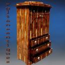 UNUSUAL Vienna Biedermeier style Chiffonnier rosewood