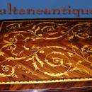 Executive Large Italian 18th C. style marquetry DESK