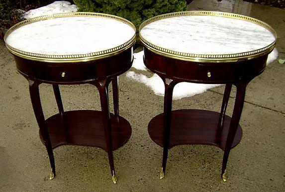 Aristocratic Marble & brass TOP Louis XV tables