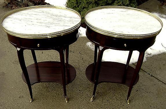 Aristocratic Marble & brass TOP Louis XV tables