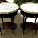 Aristocratic Marble & brass TOP Louis XV tables