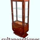 FINE Rosewood Art Deco inspired Vitrine cabinet