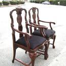 QUALITY Pair of Queen Anne style Mahogany armchairs