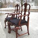 QUALITY Pair of Queen Anne style Mahogany armchairs