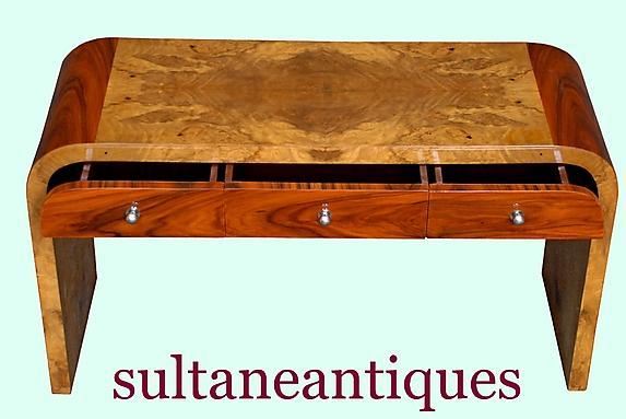 Best Two toned Art Deco style coffee table console