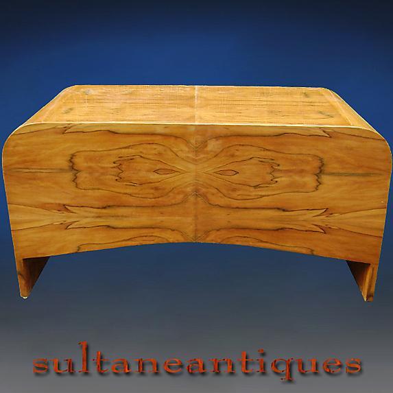 Classic cherry wood Art Deco style + forms Desk