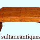 Classic cherry wood Art Deco style + forms Desk