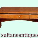 Classic cherry wood Art Deco style + forms Desk