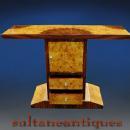 MASTERPIECE Art Deco style marquetry console