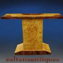MASTERPIECE Art Deco style marquetry console