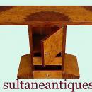 MASTERPIECE Art Deco style marquetry console