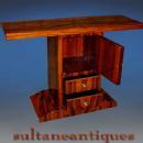 Rosewood bookmatched top quality Art Deco style console