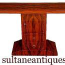 Rosewood bookmatched top quality Art Deco style console
