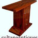 Rosewood bookmatched top quality Art Deco style console