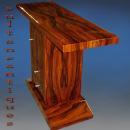 Rosewood bookmatched top quality Art Deco style console