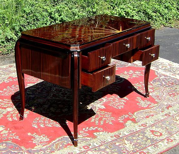 Classic forms open book Art Deco Style Desk