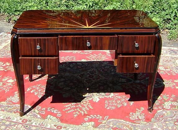 Classic forms open book Art Deco Style Desk