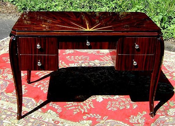 Classic forms open book Art Deco Style Desk