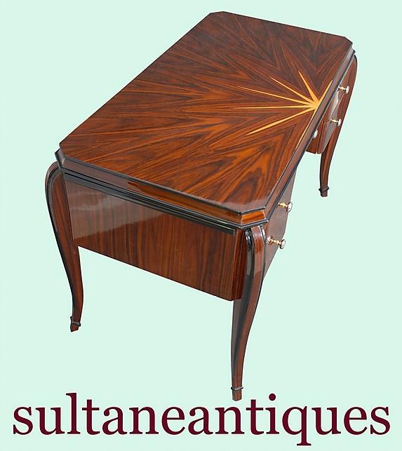 Classic forms open book Art Deco Style Desk