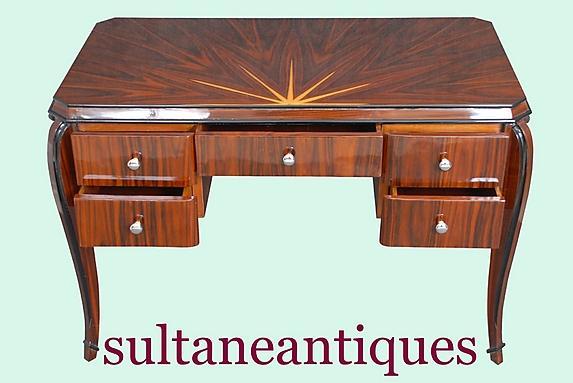 Classic forms open book Art Deco Style Desk
