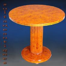 Great Biedermeier Elm 48 inches round center table