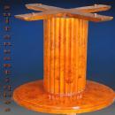Great Biedermeier Elm 48 inches round center table