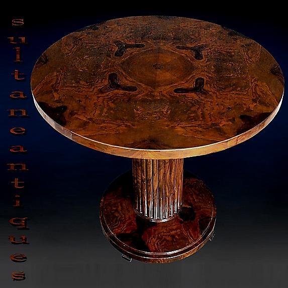 TOP QUALITY! Walnut Biedermeier style center table