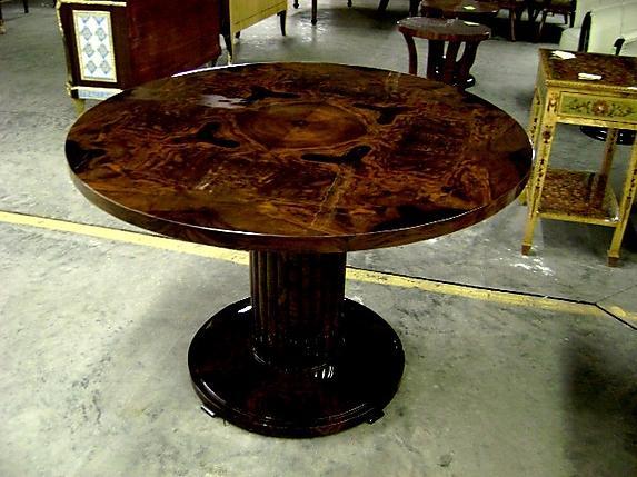 TOP QUALITY! Walnut Biedermeier style center table