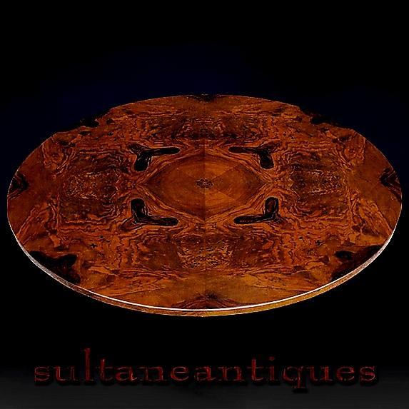 TOP QUALITY! Walnut Biedermeier style center table