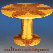 Great Biedermeier OLIVE 48 inches round center table