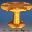 Great Biedermeier OLIVE 48 inches round center table