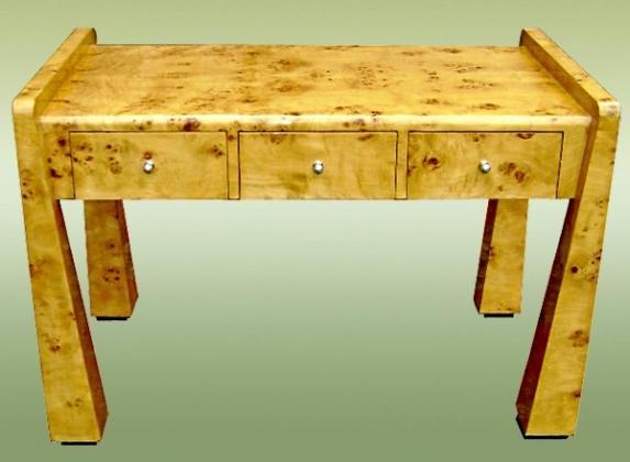 UNUSUAL forms Art Deco style Desk set French Elm