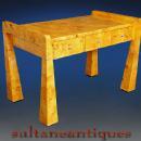 UNUSUAL forms Art Deco style Desk set French Elm